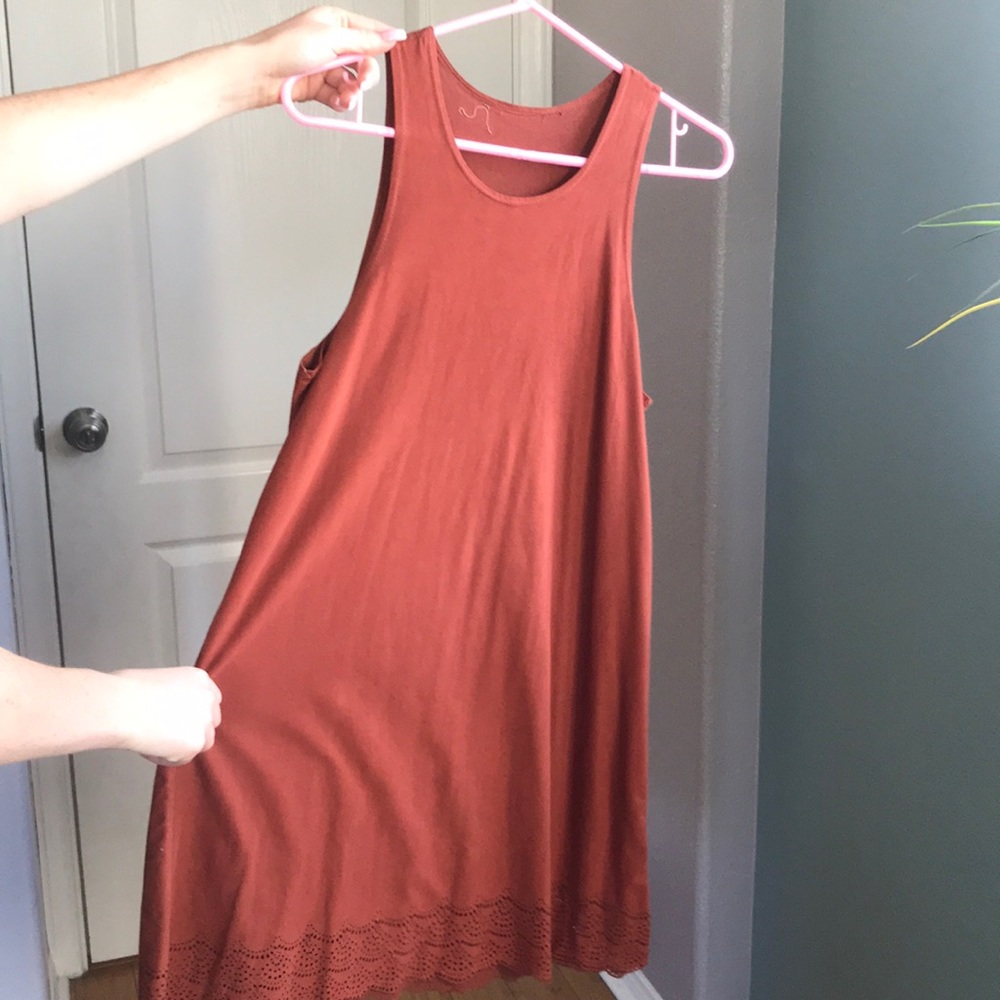 Cute summer orange dress